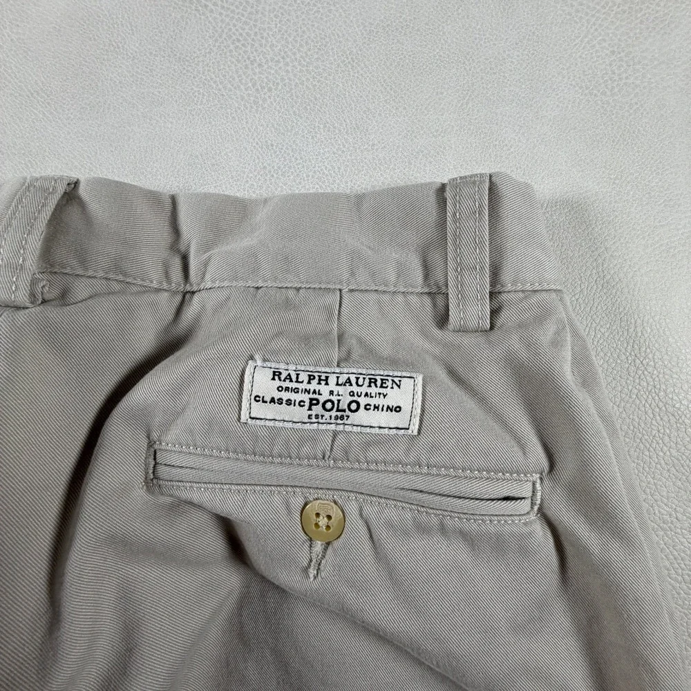 Polo Ralph Lauren Prospect Pant Mens 27x32 Tan Khaki Cotton Chino Straight Leg